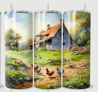 Barn Scene Tumblers (32 OPTIONS)