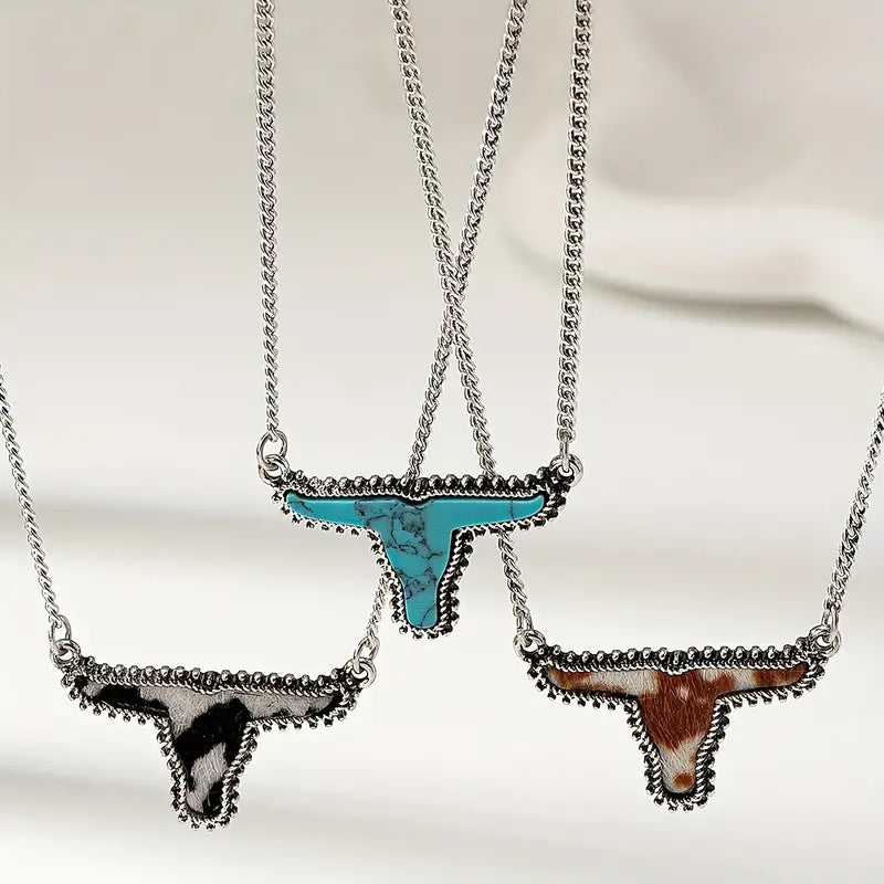 Longhorn Necklace (3 Options)