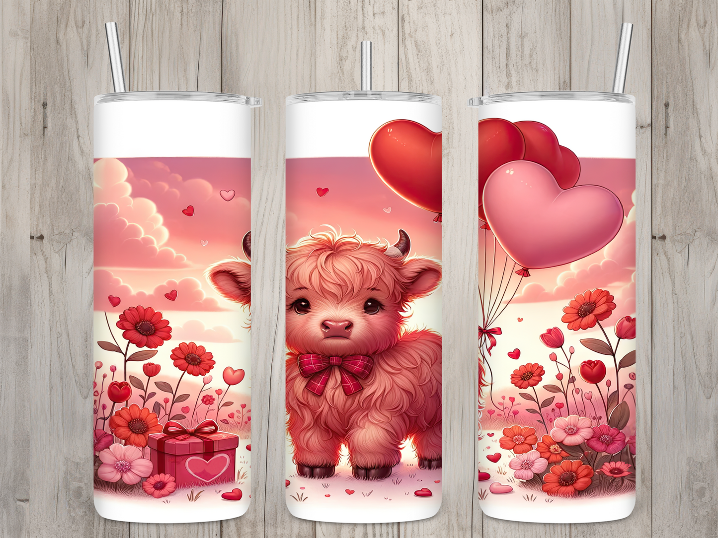 Baby Highland Valentine Tumbler