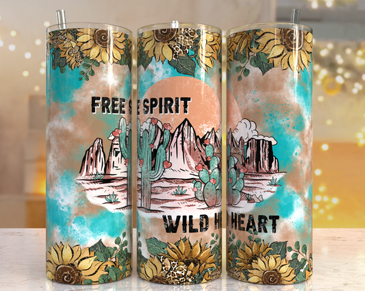 Free Spirit Wild Heart Tumbler