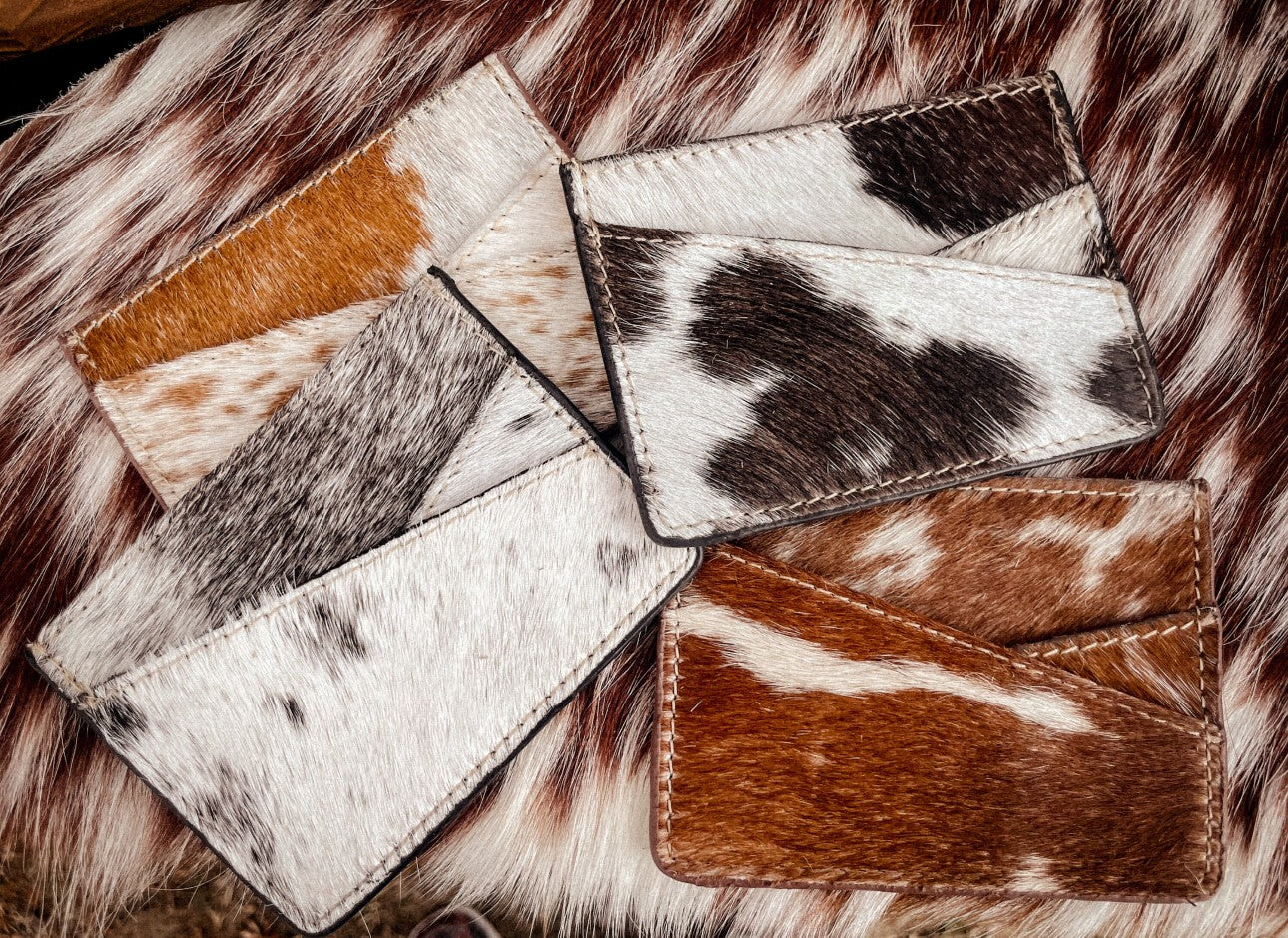 Cowhide Card Holder