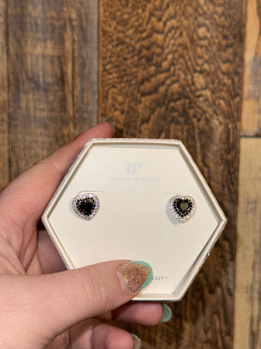 RBP6821- THE STERLING CLUB BLACK ONYX EARRINGS