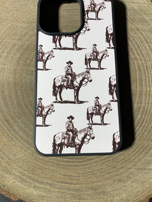 Ol'Western Cowboy Print