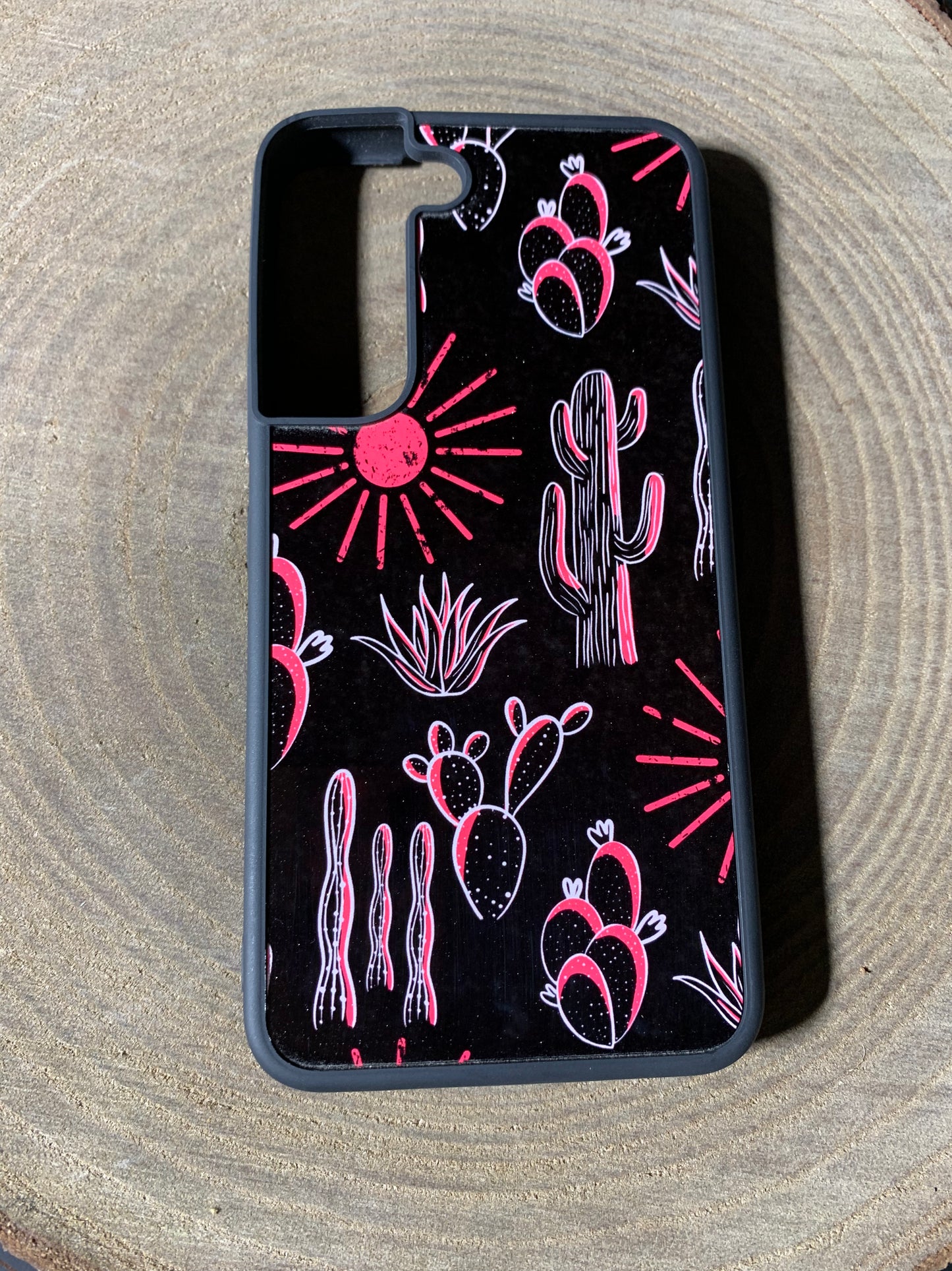 Hot Pink Cactus Pattern