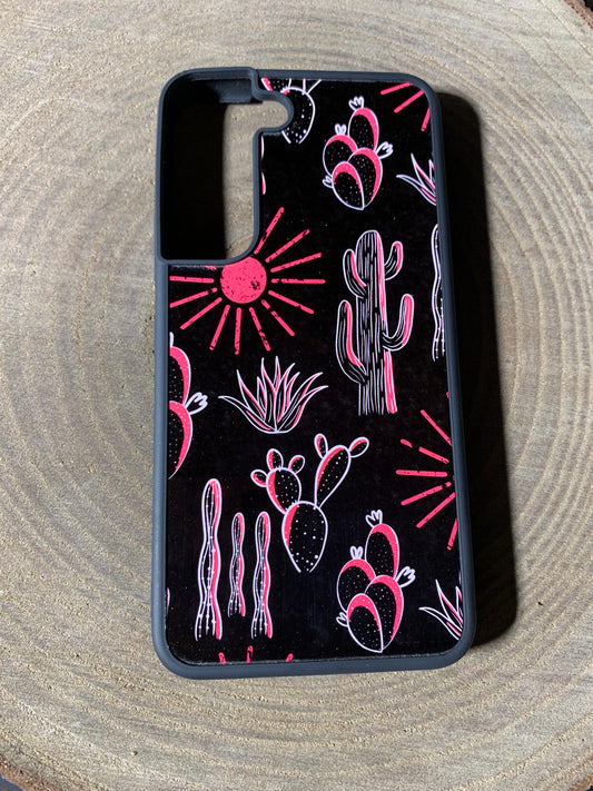 Hot Pink Cactus Pattern