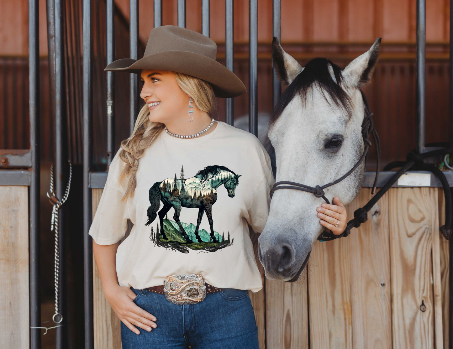 Double Impression Horse Art TEE SHIRTS ( 6 Styles)