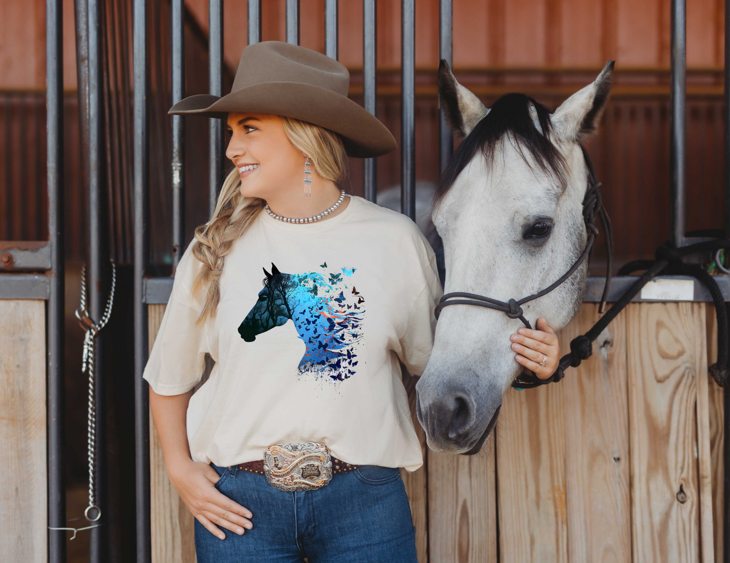 Double Impression Horse Art TEE SHIRTS ( 6 Styles)