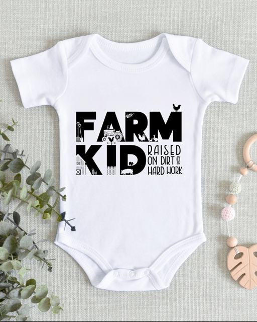 Baby Onesie- FARM KID