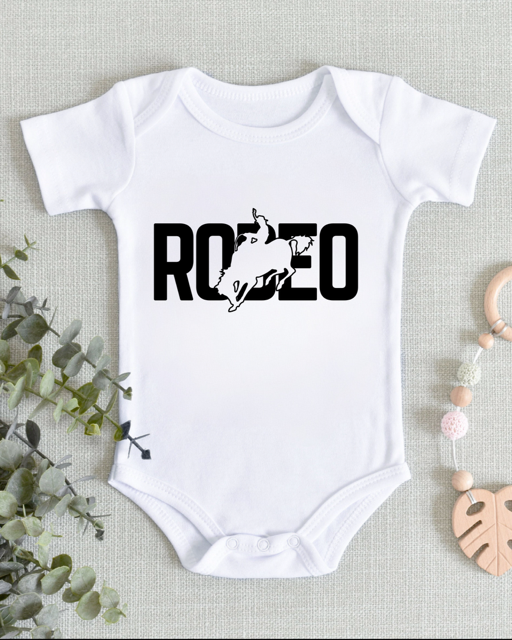 Baby Onesie- RODEO BRONC