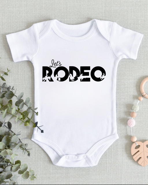 Baby Onesie- LETS RODEO