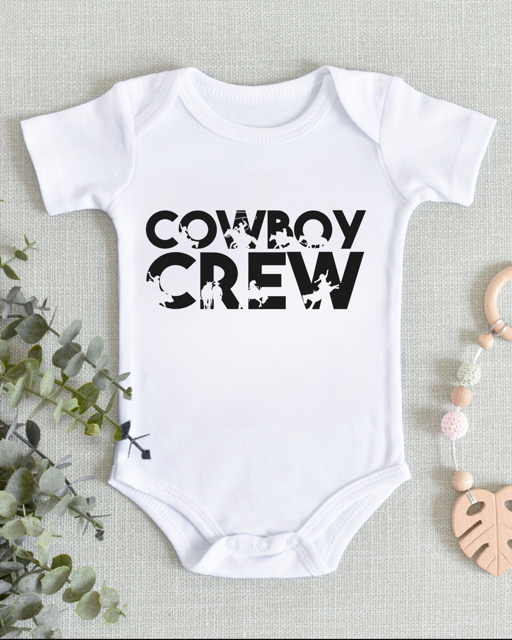 Baby Onesie- COWBOY CREW